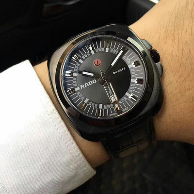 Connie代購#雷達-RADO經典男士腕錶 原裝進口石英機芯藍寶石玻璃鏡面 尺寸40mm11mm 男錶 手錶 腕錶氣質經典 三號店