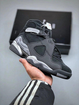 【偉偉代購】喬丹八代 Air Jordan 8 AJ8 喬8 中幫 高幫休閑運動黑灰籃球鞋 FD1334-001