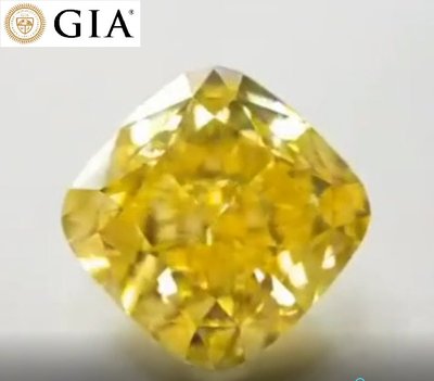 【台北周先生】天然Fancy Intense Yellow正黃色鑽石1.01克拉 淨度IF Even 璀璨耀眼 送GIA