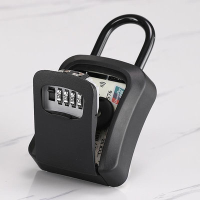溜溜G7裝修公司鑰匙密碼鎖盒存儲家用免安裝掛式定LOGO密碼鑰匙盒
