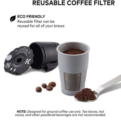 咖啡用品配件 咖啡機過濾芯 適配Keurig 2.0 My K-cup 過濾網 咖啡機濾杯 重複