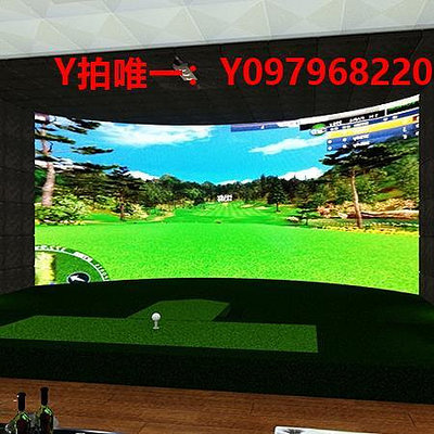 高爾夫揮桿棒韓國智能傳感器 全國支持在線6人PK的室內高爾夫 模擬器家中打球