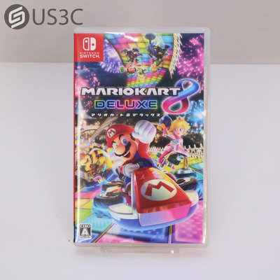 【US3C-高雄店】【一元起標】Nintendo Switch 瑪利歐賽車8 豪華版 中文版 實體遊戲片 二手遊戲片