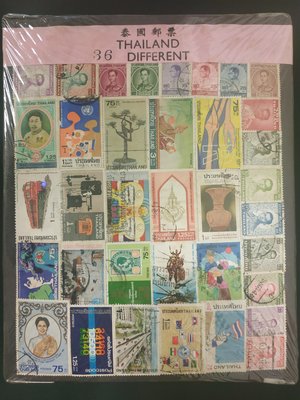 郵票 泰國蓋銷票 36枚不重複