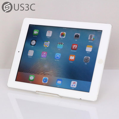 【US3C-高雄店】【一元起標】台灣公司貨 Apple iPad 2 64G LTE版 銀色 9.7吋 蘋果平板 二手平板 平板電腦