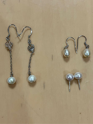 「華翡翠珠寶」珍珠耳釘、耳環任選一對