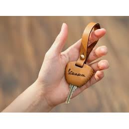保護套 真皮鑰匙包 鑰匙皮套 Vespa,Liberty 真皮 100% 手工縫製