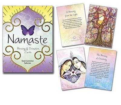 易匯空間 卡牌遊戲進口正版Namaste Blessing & Divination Cards神諭卡（訂）YH3422