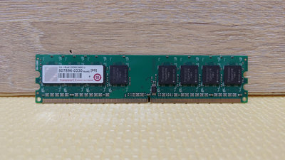 【二手】記憶體 memory Transcend 創見 DDR2-800 1G U-DIMM 1Rx8 128Mx8 CL5 1.8V