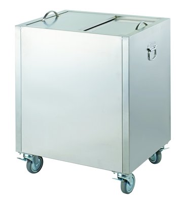 一鑫餐具【85x60落地型儲冰槽 】移動式PU發泡儲冰槽儲冰桶保冰桶白鐵儲冰槽
