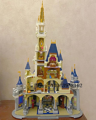 城堡兼容樂高積木玩具迪士尼公主城堡女孩系列成高難度年人巨大型拼裝玩具