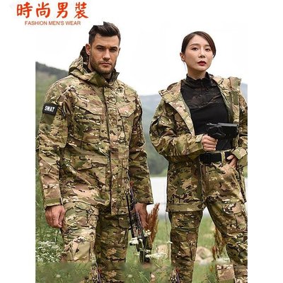 費 春秋季美式M65風衣夾克男執政官外套中長款軍迷戰術服戶外衝鋒衣-时尚男装