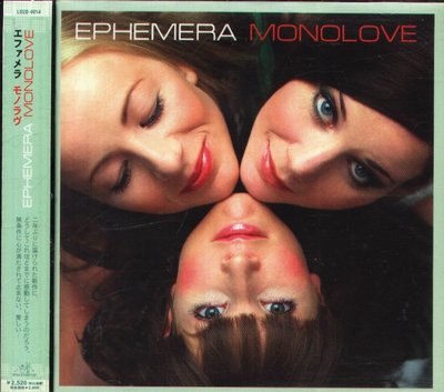 八八 - Ephemera - Monolove - 日版 CD+OBI