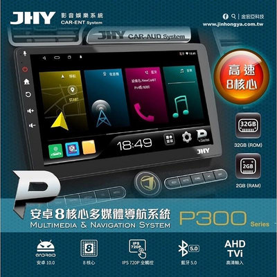 JHY P300 8核心 2G+32G安卓機 支援5G手機熱點/ZLINK5(二手無使用僅拆封檢查