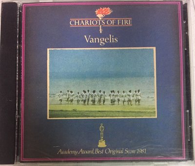 Vangelis-chariots of fire, 火戰車 電影原聲帶 1981年原版 CD, 稀有 (非 蔡琴)