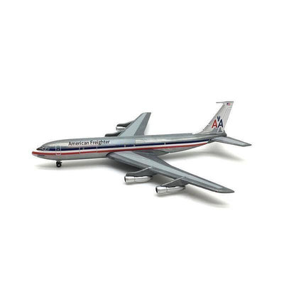 眾誠優品 微瑕疵1400Geminijets 波音707美國航空客機民航機合金飛機模型FJ237