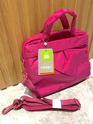 hellolulu 纖薄筆電包-Sofi 13吋桃紅色 平板/筆電適用 保護提袋 電腦包 手提包 斜背包 肩背包