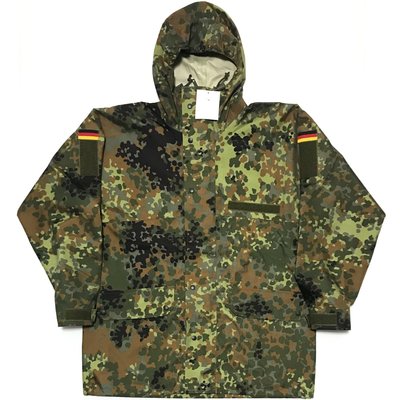 德國公發 Bundeswehr 聯邦國防軍 GORE-TEX 防水外套 PARKA 風衣 叢林斑點迷彩 全新