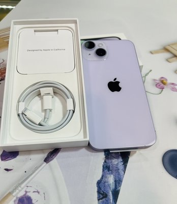 🍎 iPhone 14 128G紫色 🍎💟🔋電池100%有數台✨優惠價✨