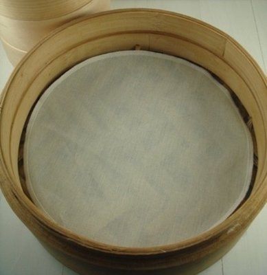 蒸籠布 獅友30公分圓型蒸籠布(8片入/包) 純棉布 台灣製 可重複使用環保經濟
