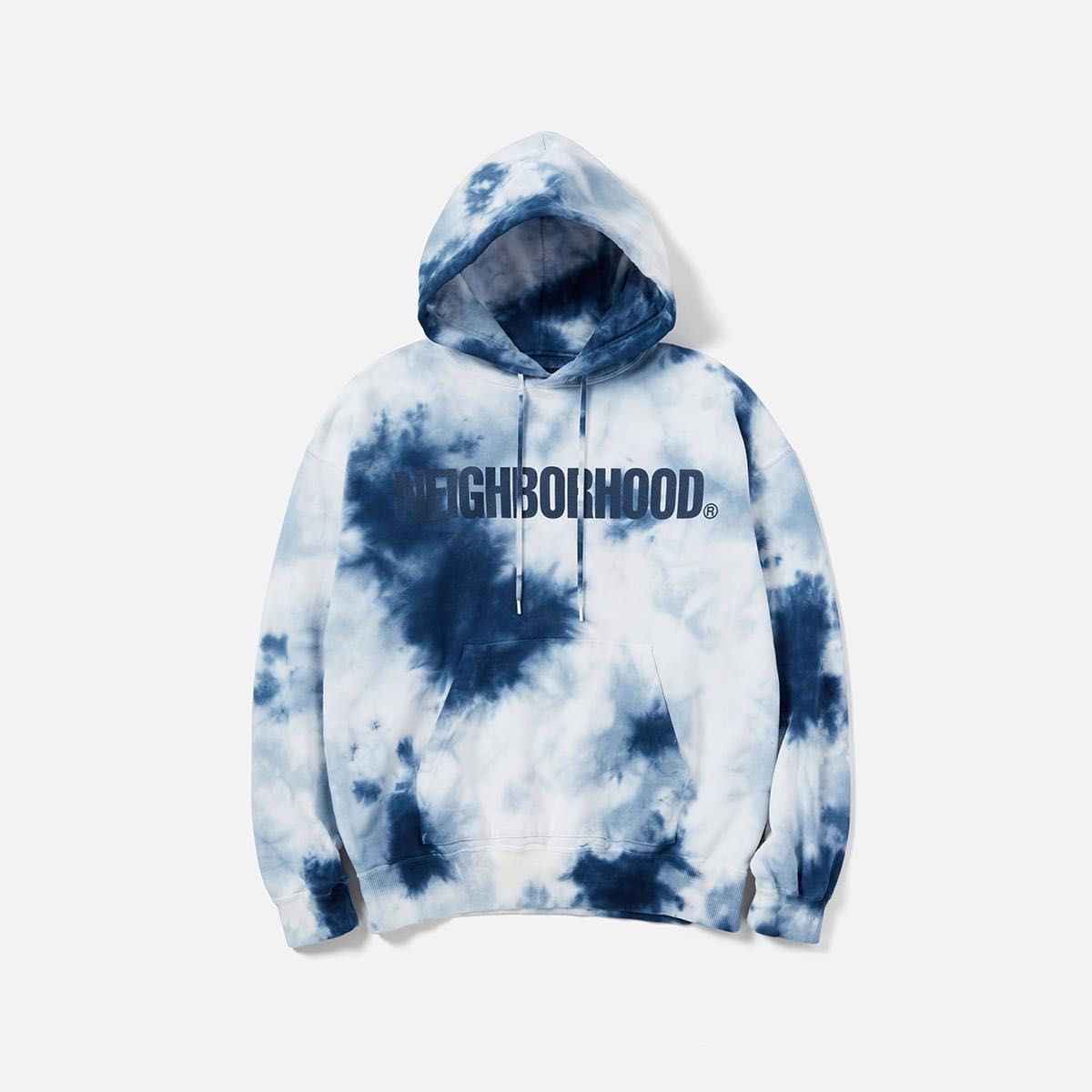 全新23SS NEIGHBORHOOD TIE-DYE SWEATPARKA LS 渲染帽T