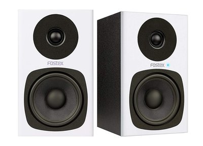 【三木樂器】Fostex PM0.4C 主動式 4吋 監聽喇叭 喇叭 音響 音箱 兩件式音響 台灣公司貨 白色