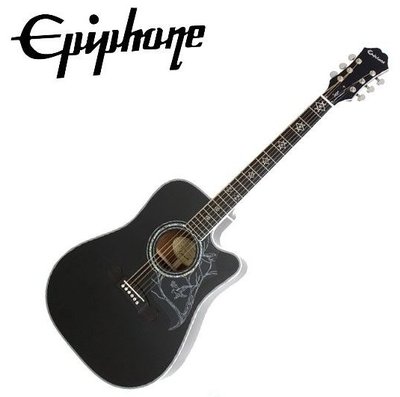 Epiphone Dave Navarro Signature 單板電民謠吉他 印尼廠【EEDNEBNH1/電木吉他】