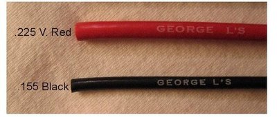 【金聲樂器】George L's LT155(黑) / LT255(紅) 高品質 導線 DIY導線 另有6.3接頭
