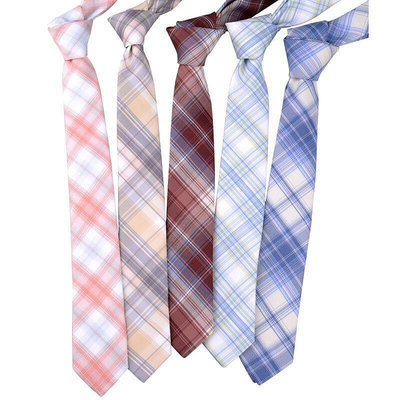 領帶女ins學院風棉質手系款英倫窄領帶男女學生休閑jk制服配飾~滿200元發貨