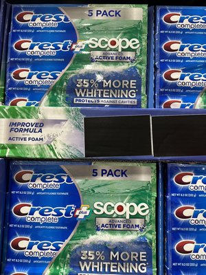 COSTCO好市多代購Crest 全方位潔白牙膏 232公克 X 5入