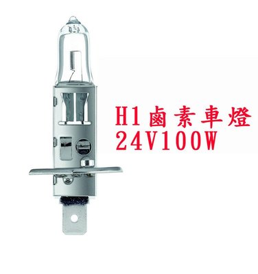 H1 24V 100W 現貨 鹵素燈泡 清光 頭燈 強光聚光 霧燈 汽車改裝燈