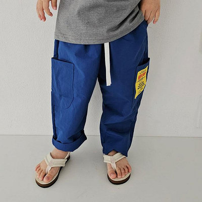 5~11 ♥褲子(鈷藍色) MARO-2 24夏季 MAR240415-021『韓爸有衣正韓國童裝』~預購
