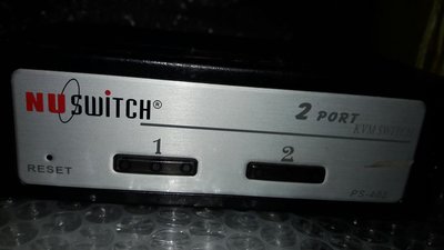 073（3C）（螢幕共用）（KVM）（主機切換器）NU Switch 2 ports KVM Switch PS-402 單主機（3）