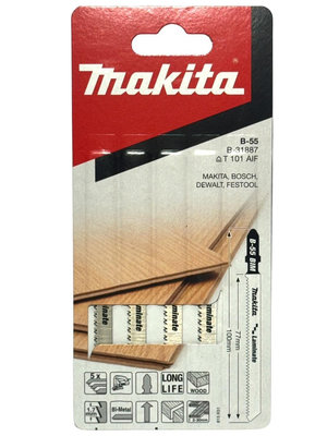 Makita 牧田 線鋸片 B-31887(B-55) 適用：木材、層板、塑膠 一卡5支