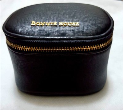 澳洲品牌BONNIE HOUSE金屬立體LOGO珠寶盒/精油盒/化𥺁盒 防刮材質  未使用過 近新收藏  特惠 粉絲回購價 纯粹分享