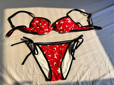 Victoria's Secret維多利亞的秘密 紅色系 比基尼 泳衣