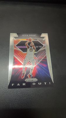 2019-20 PANINI PRIZM FAR OUT #5 KEVIN DURANT