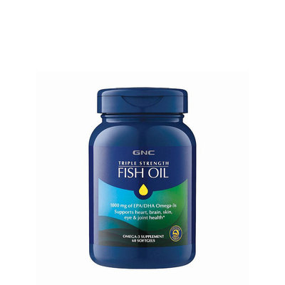 GNC Triple Strength Fish Oil 三效魚油 魚油 EPA DHA 60顆