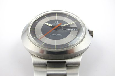 MOTAFISH OMEGA 歐米茄 1970年代 Geneve Dynamic自動上鏈男錶 原廠龍頭錶帶錶盒 錶況佳