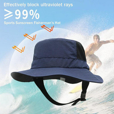 釣魚帽透氣 UPF50+ 衝浪帽可折疊漁夫帽