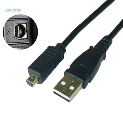 VMC-15FS 10pin 轉 USB 數據同步電纜,用於數碼攝像機 Handycam 下載