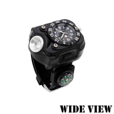 【UP101】【WIDE VIEW】夜跑專用手錶手電筒(NZL-2211-P)