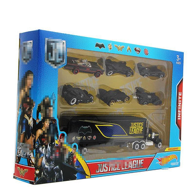 7 件 / 套熱輪汽車玩具車復仇者聯盟 / 蝙蝠俠蝙蝠車 / 巡邏 / 正義聯盟 / 汽車 PVC 黑暗騎士蝙蝠俠汽車玩