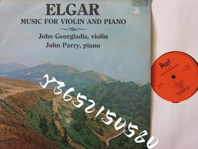 JOHN GEORGIADIS 小提琴 JOHN PARRY 鋼琴 1975 LP黑膠