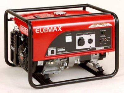[ 家事達 ]日本原裝ELEMAX-本田引擎 電動/手拉 發電機(110/220V) 7600W