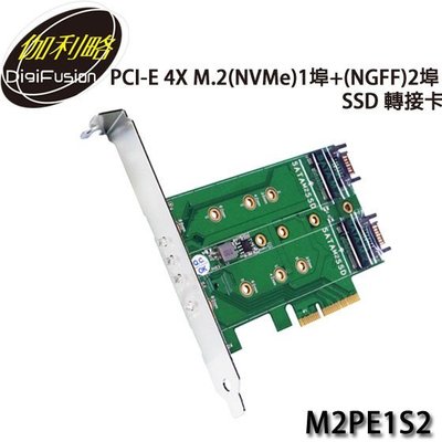 【MR3C】缺貨 含稅附發票 伽利略 M2PE1S2 PCI-E 4X M.2 SSD 轉接卡