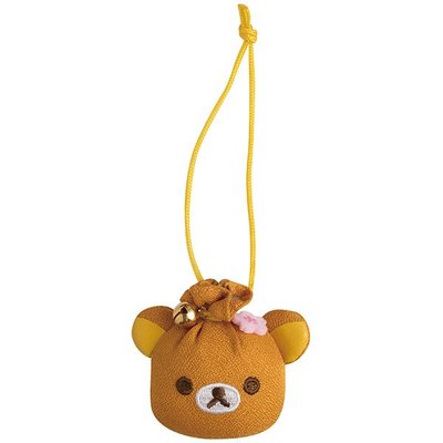 (現貨在台)日本正品Rilakkuma 拉拉熊 懶懶熊 San-X 鈴鐺 造型 吊飾 束口 神社 福袋 吉祥物 拉拉熊