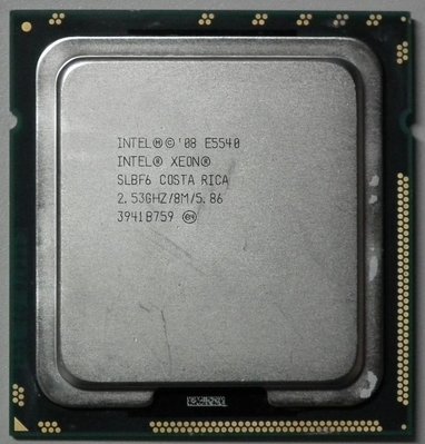 E5540正式版x58 4核心intel cpu LGA1366四核心XEON(I7-920 940 E5530