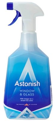 【好厝邊】英國 Astonish  亮光清透玻璃清潔劑750ml  藍10219