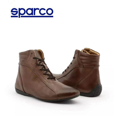 SPARCO 真皮防火賽車鞋男女汽車FIA認證復古騎行機車機車靴